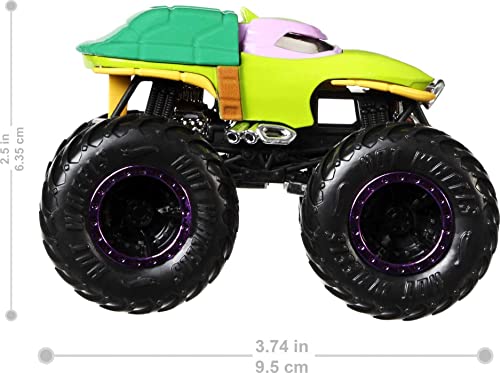 Mattel - Hot Wheels Monster Truck Duos FYJ64 de Demolición, modelos aleatorios, paquete de 2, modelos surtidos