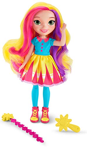 Mattel - Sunny Day Nickelodeon Haz Mil Peinados Muñeca rubia con accesorios para peinar, Juguete +3 años (FBN72)