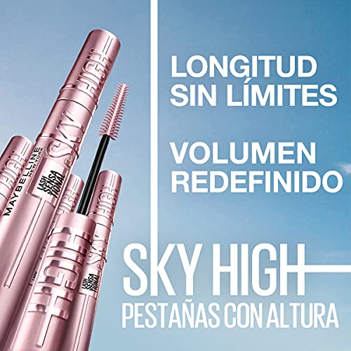 Maybelline New York, Máscara de pestañas Volumen y Longitud, Lash Sensational Sky High, Black (Negro), 7,2 ml