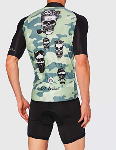 MB Wear - Camiseta Hipster Unisex para Adulto, Militar, Talla del Fabricante: XL