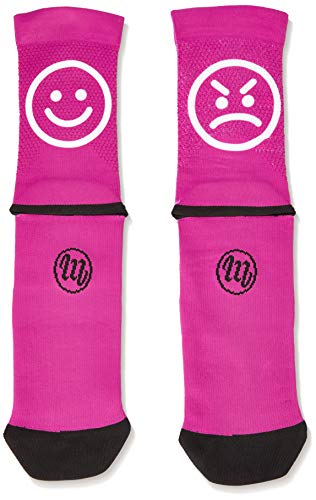 MB WEAR Socks Smile Fuxia L/XL, Unisex Adulto, Rosa, Medio