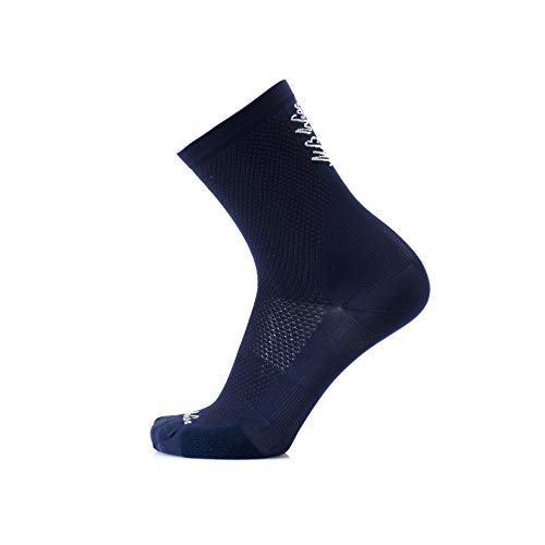 MB WEAR Socks Stelvio Blue L/XL, Unisex Adulto, Azul, Medio
