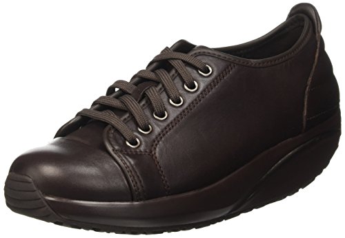 MBT Batini Lace Up, Zapatillas de Estar por casa Mujer, Marrón (Black Coffee Nappa), 36 EU