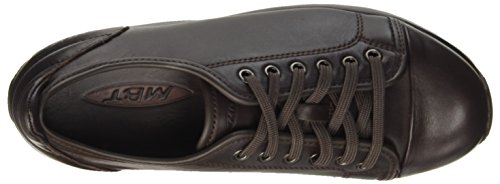 MBT Batini Lace Up, Zapatillas de Estar por casa Mujer, Marrón (Black Coffee Nappa), 36 EU