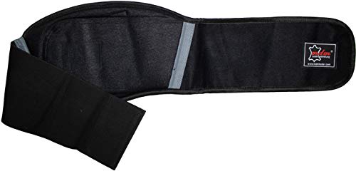 MDM Faja lumbar para motocicleta, flexible, elástica, con cierre de velcro ancho, S - 3XL (S)