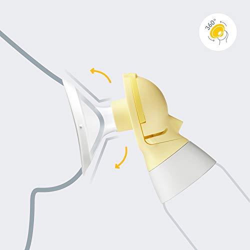 Medela embudos PersonalFit Flex - Más leche y más comodidad durante la extracción, para usar con cualquier extractor de leche de Medela, tamaño S