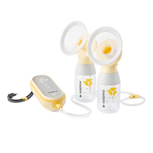 Medela Extractor de leche eléctrico Freestyle Flex - Diseño suizo compacto con puerto de carga USB, con embudos Medela PersonalFit Flex, sincronización con la app MyMedela