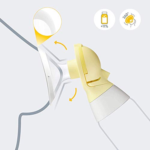 Medela Extractor de leche eléctrico Freestyle Flex - Diseño suizo compacto con puerto de carga USB, con embudos Medela PersonalFit Flex, sincronización con la app MyMedela