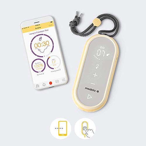 Medela Extractor de leche eléctrico Freestyle Flex - Diseño suizo compacto con puerto de carga USB, con embudos Medela PersonalFit Flex, sincronización con la app MyMedela