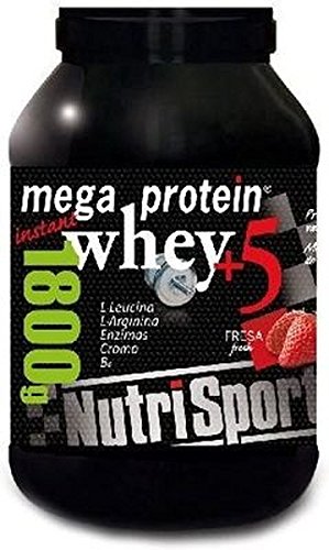 Mega Protein 5 Whey Fresa 900 gr de Nutrisport