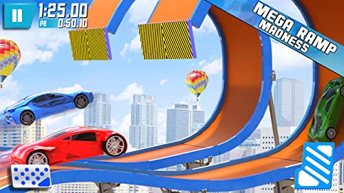 Mega Ramp Hot Car Stunt Race Off