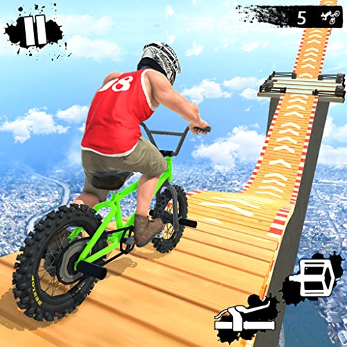 Mega Rampa Crash Stunts BMX Bike Racing Challenge