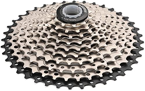 MEGHNA Cassette Piñón de Rueda Libre de Bicicleta de 8/9/10 Velocidades 11-32T 11-36T 11-40T para Bicicletas de Montaña MTB