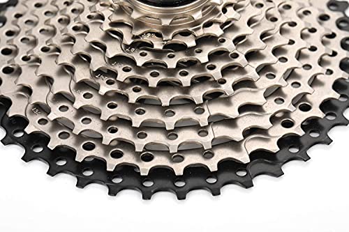 MEGHNA Cassette Piñón de Rueda Libre de Bicicleta de 8/9/10 Velocidades 11-32T 11-36T 11-40T para Bicicletas de Montaña MTB