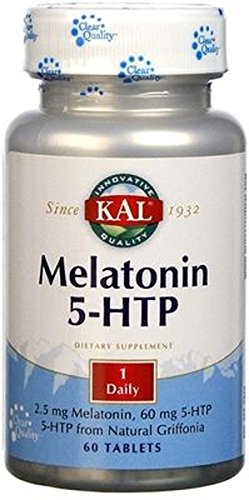 Melatonin con 5-Htp Accion Retardada 60 comprimidos de 1,9 mg de Solaray