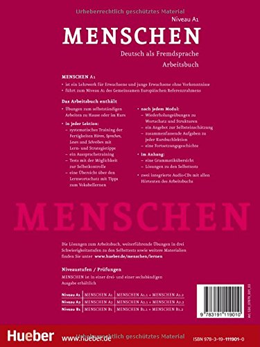 MENSCHEN A1 Ab+CD-Audio (ejerc.): Arbeitsbuch A1 mit Audio-CDs (2)