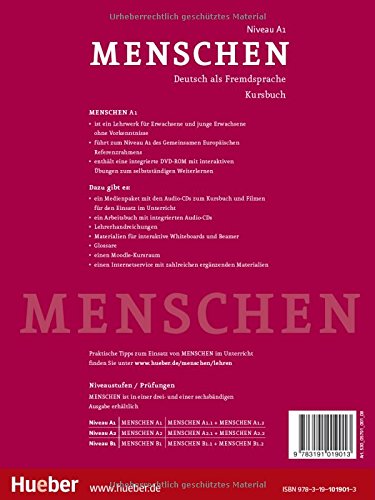 MENSCHEN A1 Kb+DVD-ROM (alum.): Kursbuch A1