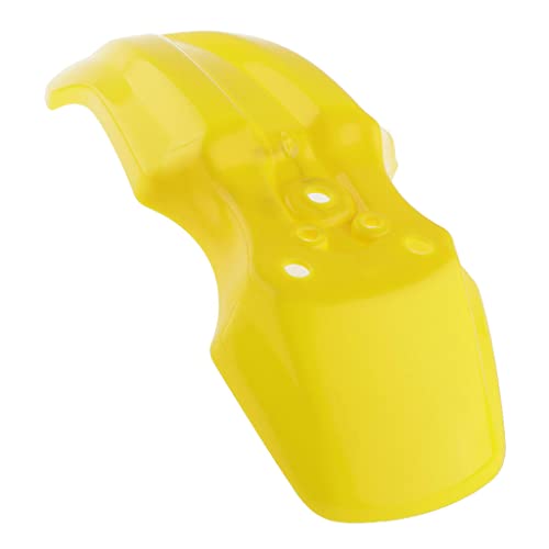 MERIGLARE Cafe Racer Motorcycle Front Mudguard para CRF50 - Amarillo