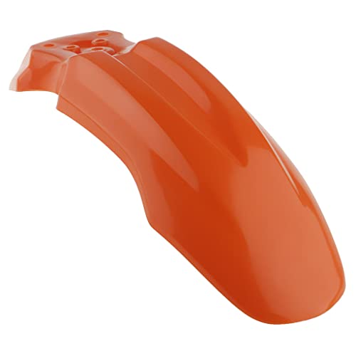 MERIGLARE Cafe Racer Motorcycle Front Mudguard para CRF50 - Naranja