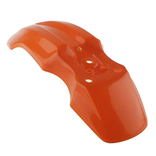 MERIGLARE Cafe Racer Motorcycle Front Mudguard para CRF50 - Naranja