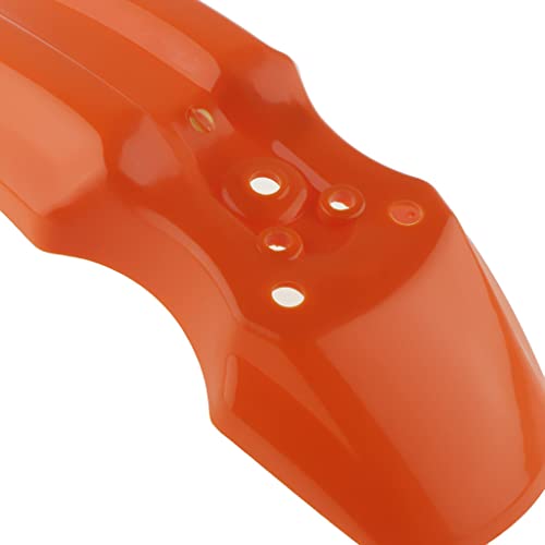 MERIGLARE Cafe Racer Motorcycle Front Mudguard para CRF50 - Naranja