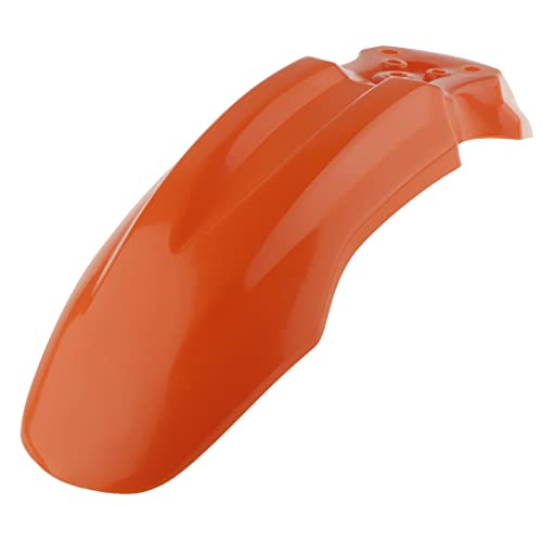 MERIGLARE Cafe Racer Motorcycle Front Mudguard para CRF50 - Naranja