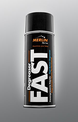 MERLIN BIKE CARE Desengrasante Degreaser Fast Spray, 400 ml, Adultos Unisex, Negro, Talla Única