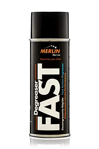 MERLIN BIKE CARE Desengrasante Degreaser Fast Spray, 400 ml, Adultos Unisex, Negro, Talla Única