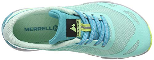 Merrell - Bare Access Niños, unisex , Azul (Turquoise), 5 Wide US Big Kid