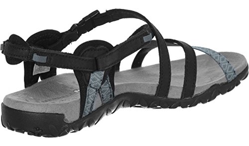 Merrell Terran Lattice Ii Tira de tobillo para Mujer, Negro, 39 EU