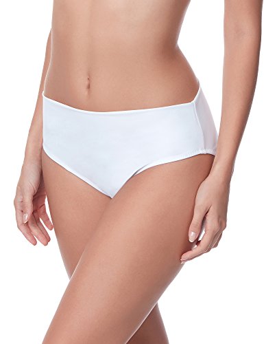 Merry Style Bragas de Bikini Parte de Abajo Traje de Baño Mujer M72W (Blanco-16, 42)