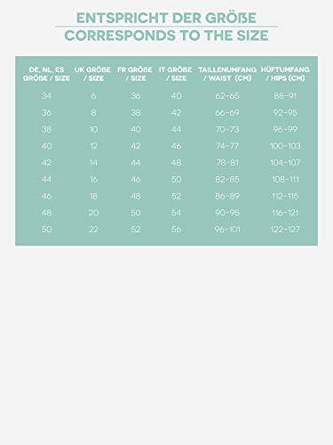 Merry Style Bragas de Bikini Parte de Abajo Traje de Baño Mujer M72W (Blanco-16, 42)