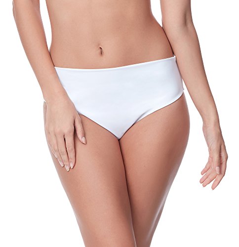 Merry Style Bragas de Bikini Parte de Abajo Traje de Baño Mujer M72W (Blanco-16, 42)
