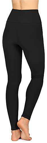 Merry Style Leggins Mallas Deportivas Largos Mujer MS10-300 (Negro, M)