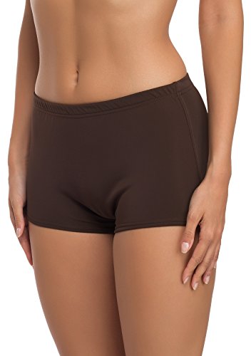 Merry Style Shorts Bañadores Deportivos Trajes de Baño Mujer Modelo L23L1 (Marrón (8157), 36)