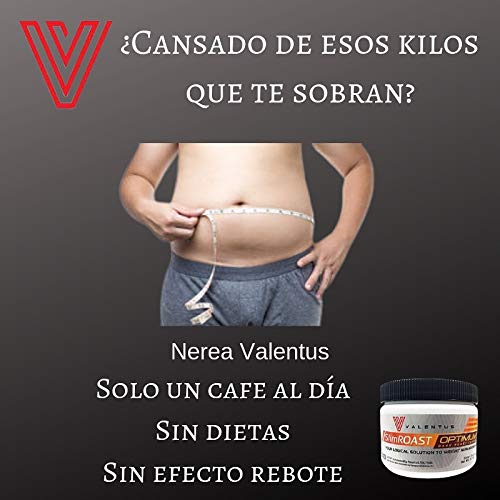 Método Valentus PLAN de 30 Días - CAFE Slim Roast Optimum de VALENTUS - Supresor del Apetito - Control y PERDIDA de PESO