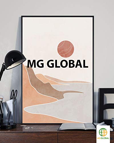 MG global Impresión artística de mapas de Tenerife, Canarias, muchos colores, papel de calidad artística de 350 g/m², sin marco, 16x24 inches poster