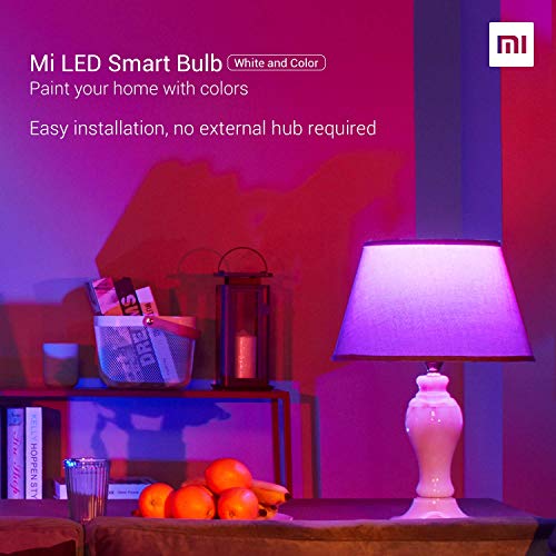 Mi Mi LED Smart Bulb White and Color Bombilla E27, 10 W, 2