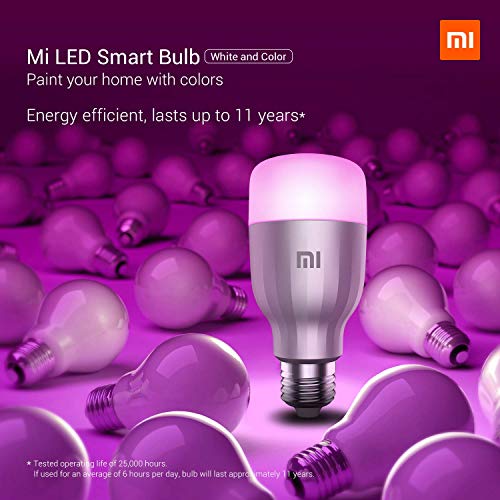 Mi Mi LED Smart Bulb White and Color Bombilla E27, 10 W, 2