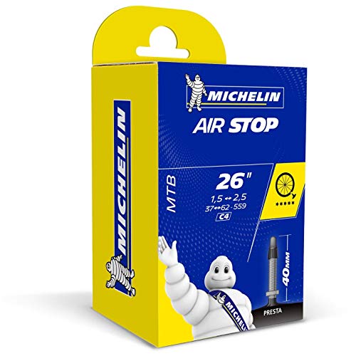 Michelin 26x1,45/2,60 Bici Cámara, Unisex, Negro