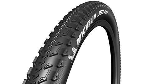 Michelin Neumático Jet XCR de Bicicleta Unisex de Adulto, Negro