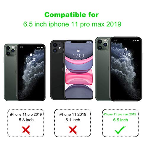 Migeec Funda para iPhone 11 Pro MAX Suave TPU Gel Carcasa Anti-Choques Anti-Arañazos Protección a Bordes y Cámara Premiun Carcasa para iPhone 11 Pro MAX - Transparente