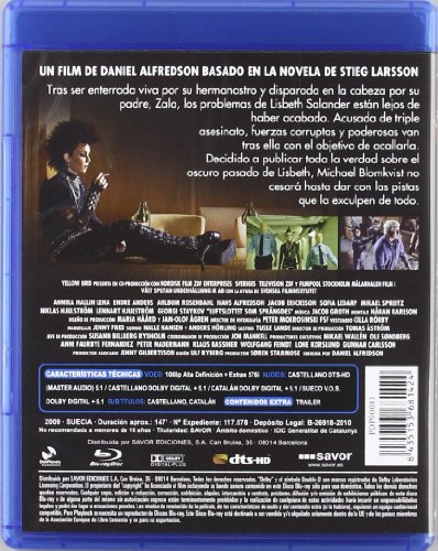 Millenium 3: La reina en el palacio de las corrientes de aire [Blu-ray]