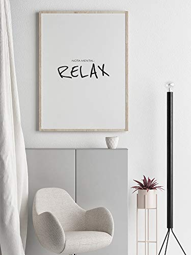 MILUKA Láminas para enmarcar colección Mensajes | Relax | Tamaño 20x30cm, 30x40cm, 50x70cm (20 x 30 cm)