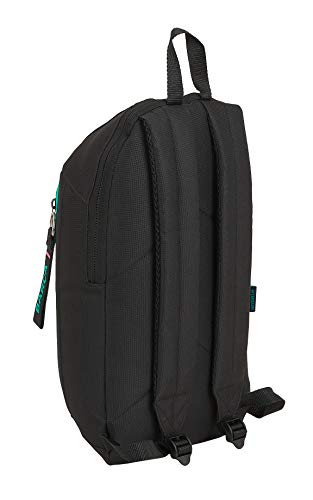 Mini Mochila Safta de Uso Diario de F.C. Barcelona 3ª Equip. 20/21, 220x100x390mm, negro (M821)