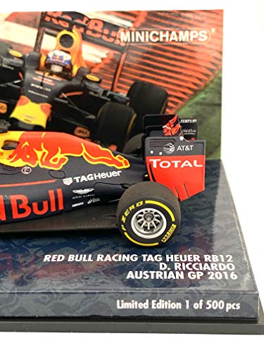 Minichamps Red Bull Tag Heuer Rb12 - Maqueta de Brazilian GP 2016 (Escala 1/43)