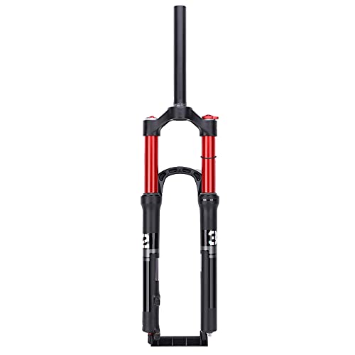 Miouldram Horquilla para bicicleta Zoom de 26 pulgadas, aleación de magnesio, horquilla de gas para bicicleta, control de hombro, adecuada para ciclismo