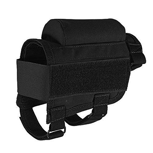 MiOYOOW Bolsa de Culata, Almohadilla Táctica para Descanso de Mejillas Almohadilla Riser Mejilla Rifle Culata Cartucho Titular