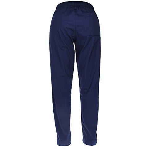 MISEMIYA - PANTALÓN Sanitarios Unisex Cintura ELÁSTICA Uniforme Laboral MÉDICO Enfermera Limpieza Veterinaria SANIDAD HOSTELERÍA- Ref.8314 - M, Azul Marino