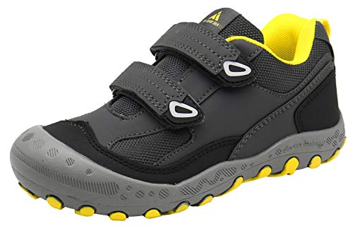 Mishansha Zapatillas de Deporte Niños Ligeras Transpirable Zapatos de Correr Casual Gimnasia Antideslizante Zapatillas Running Exterior Gris Gr.37